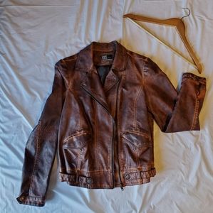 Kut from the Kloth EUC faux leather bomber jacket